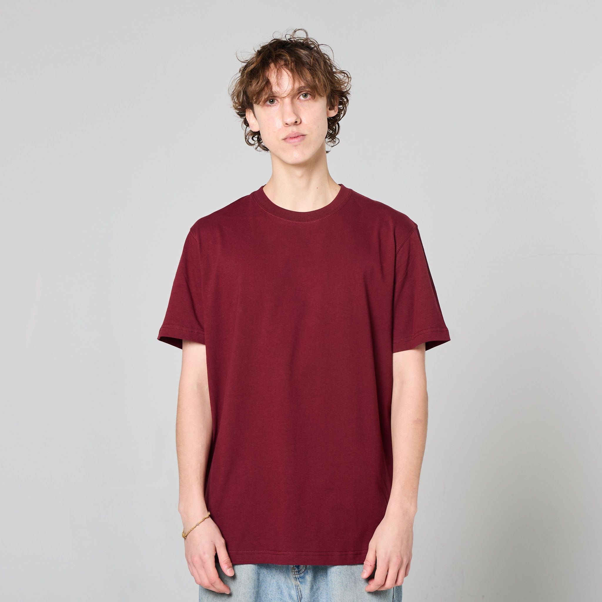 C1001-Unisex Classic Short Sleeve Crewneck Tee