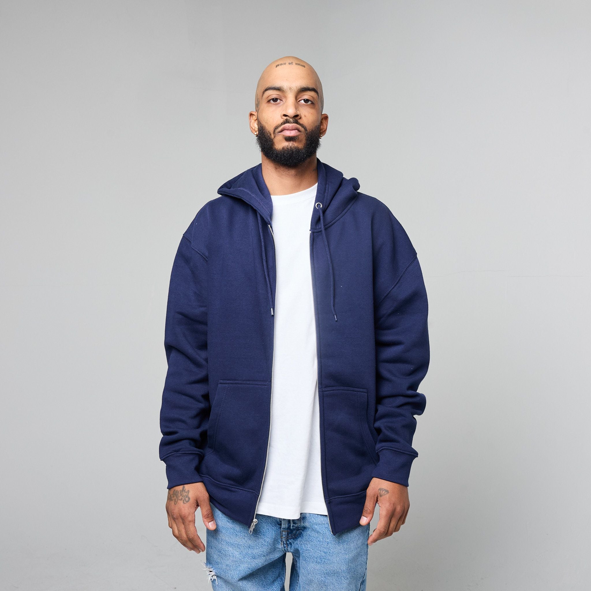 C2002 - Unisex Premium Fleece Zipper Hoodie