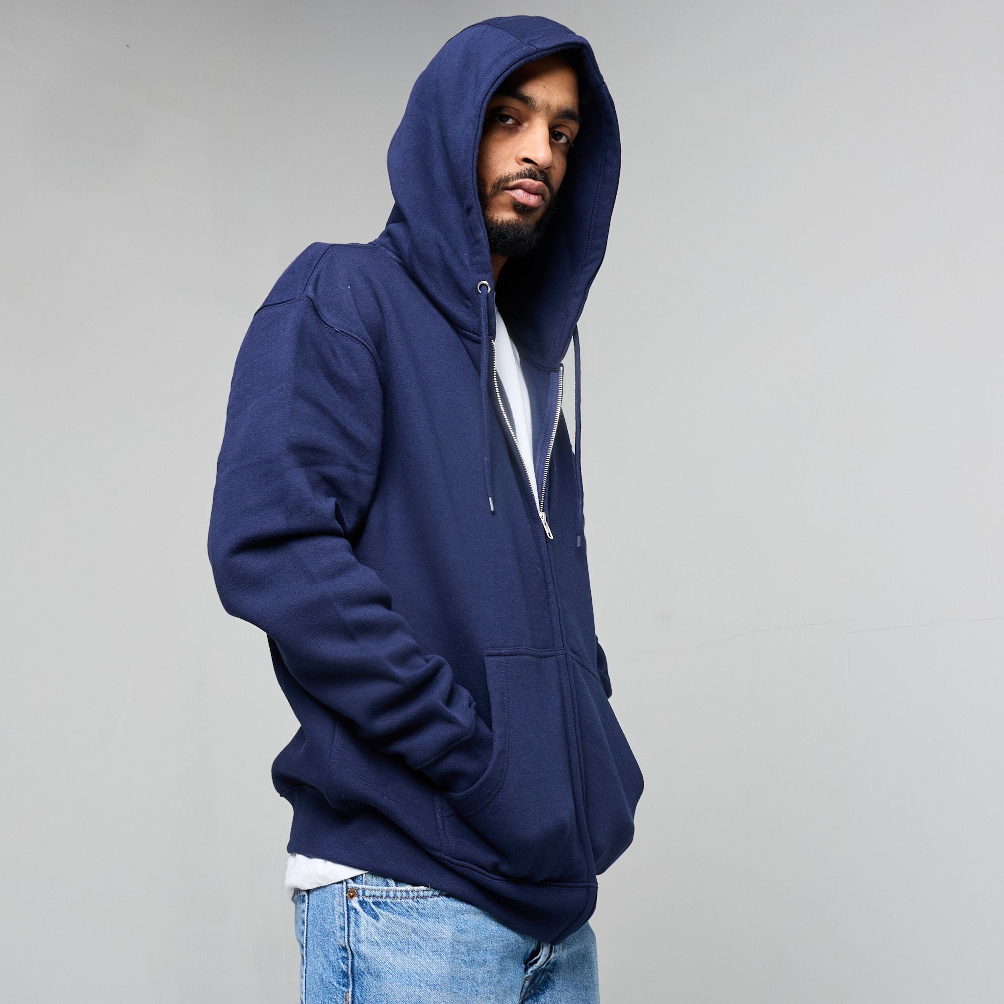 C2002 - Unisex Premium Fleece Zipper Hoodie