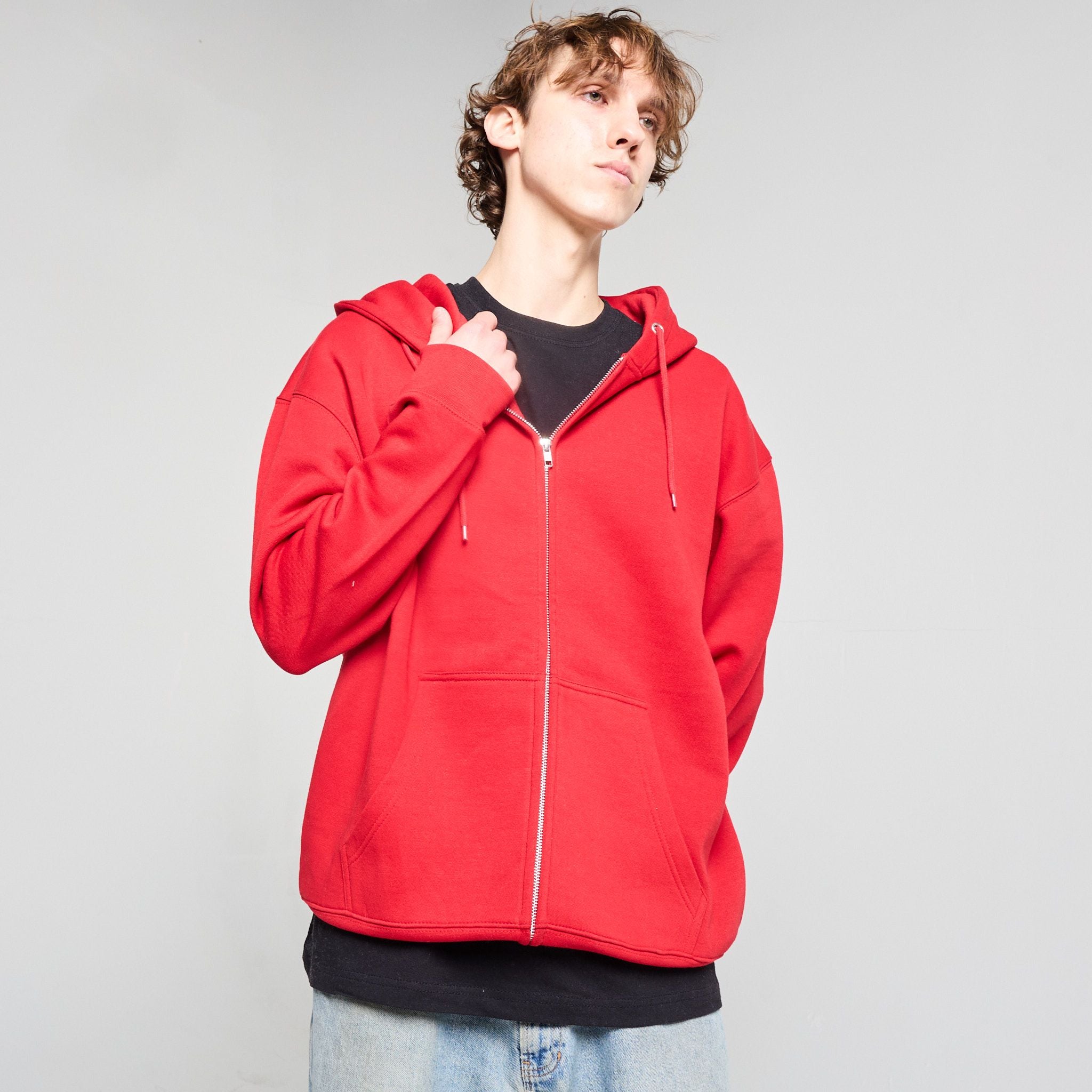 C2002 - Unisex Premium Fleece Zipper Hoodie