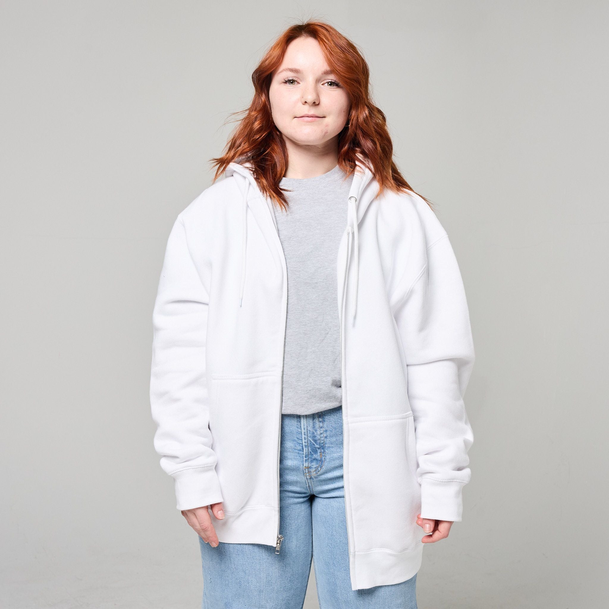 C2002 - Unisex Premium Fleece Zipper Hoodie