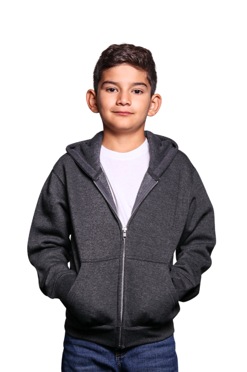 C2002Y - Youth Premium Zipper Fleece Hoody