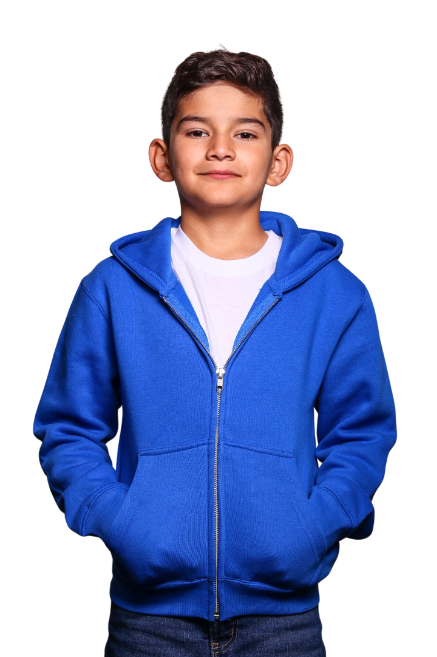 C2002Y - Youth Premium Zipper Fleece Hoody