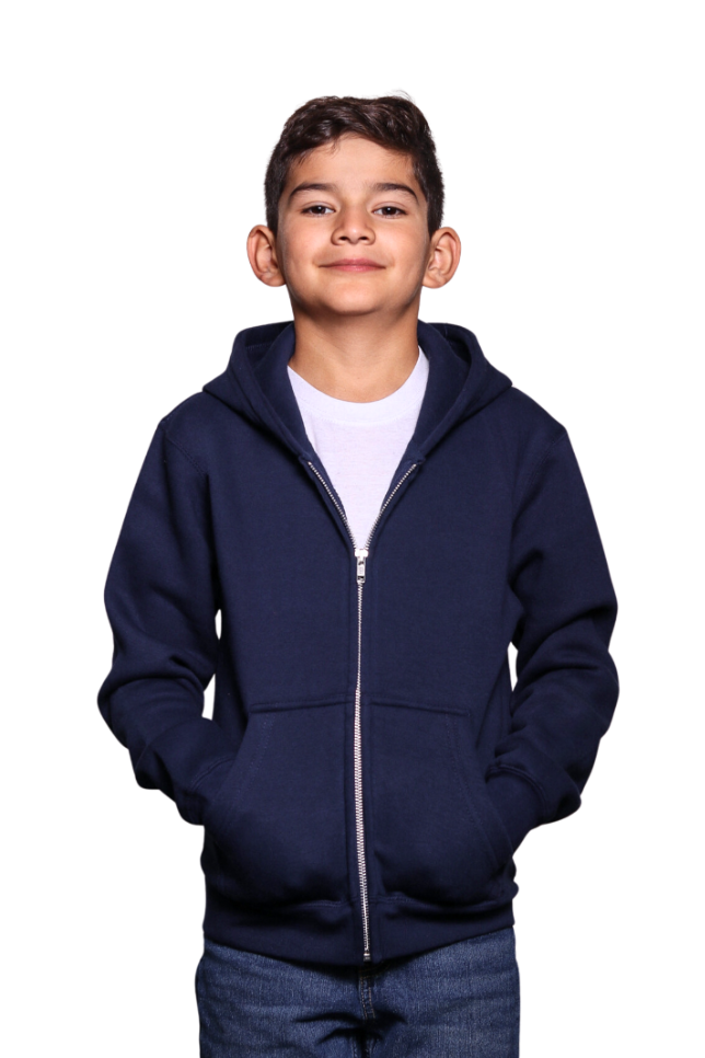 C2002Y - Youth Premium Zipper Fleece Hoody