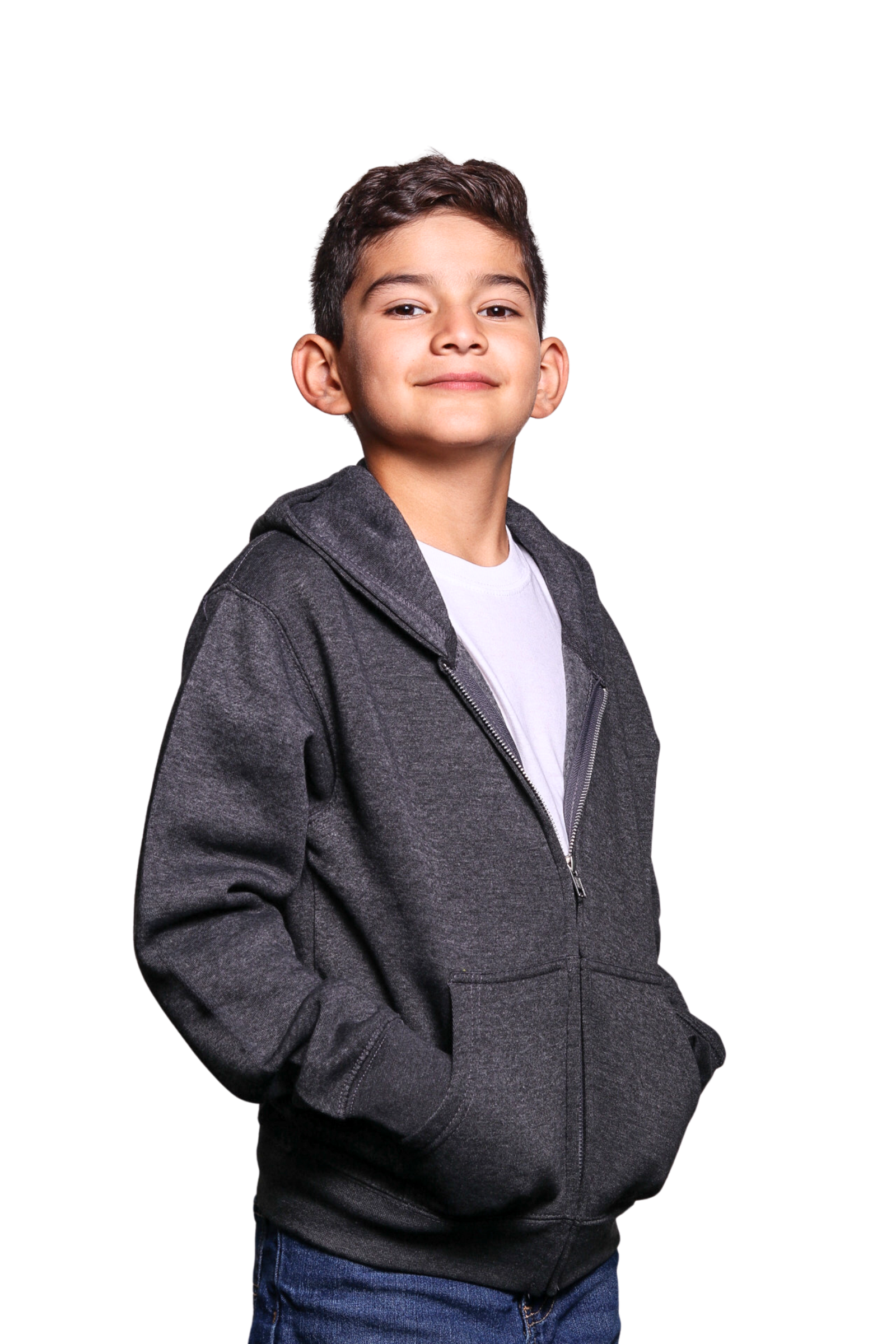 C2002Y - Youth Premium Zipper Fleece Hoody