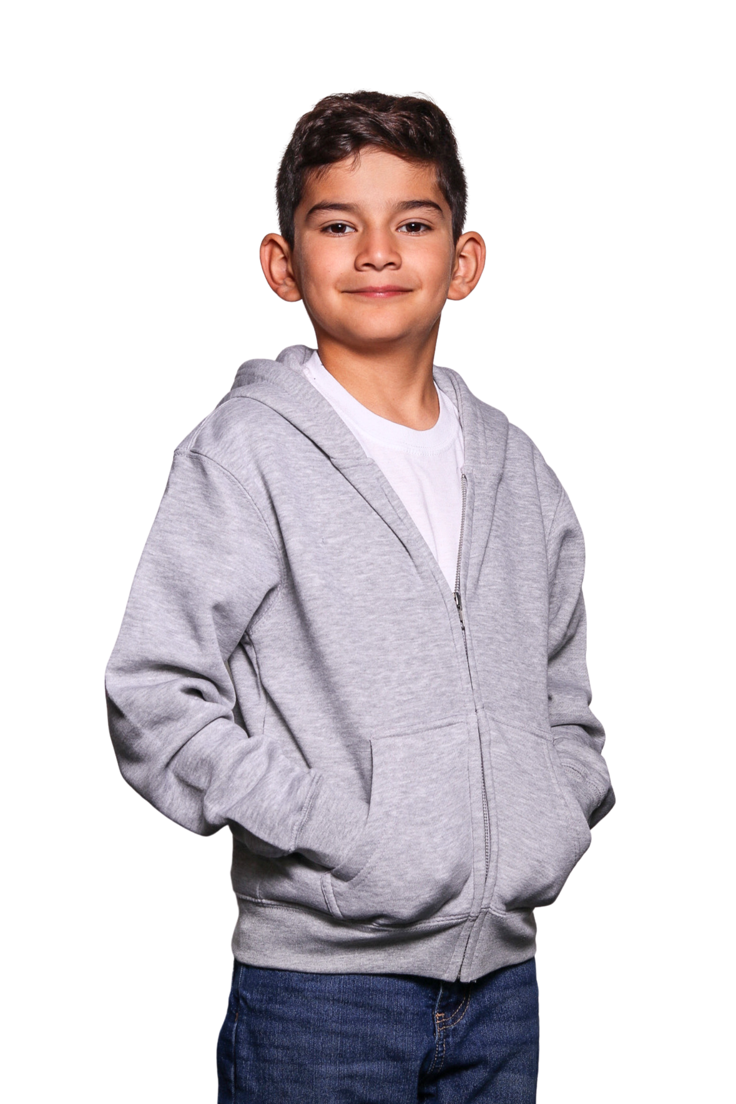 C2002Y - Youth Premium Zipper Fleece Hoody