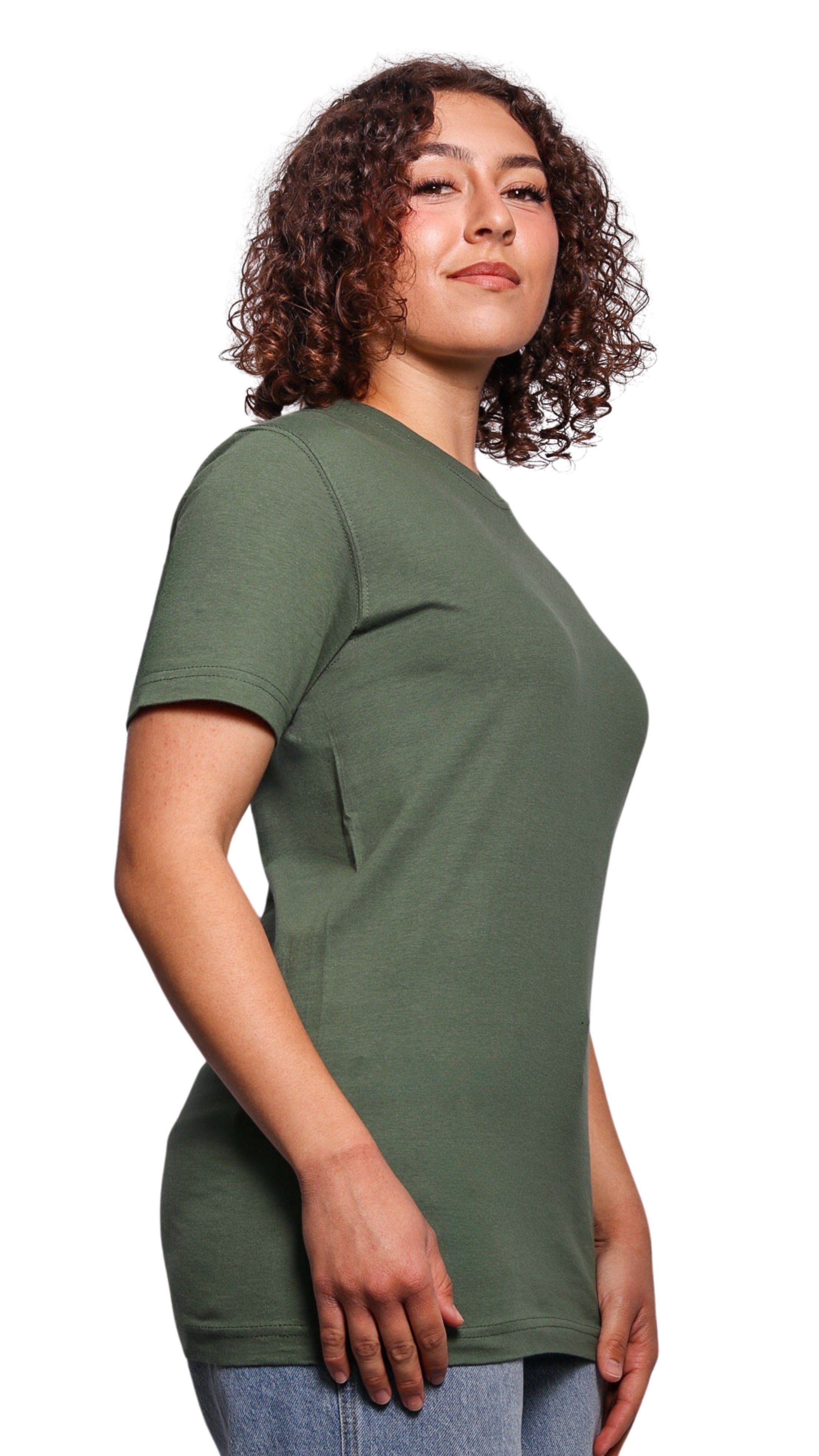 C1002-Unisex Premium Short Sleeve Crewneck Tee