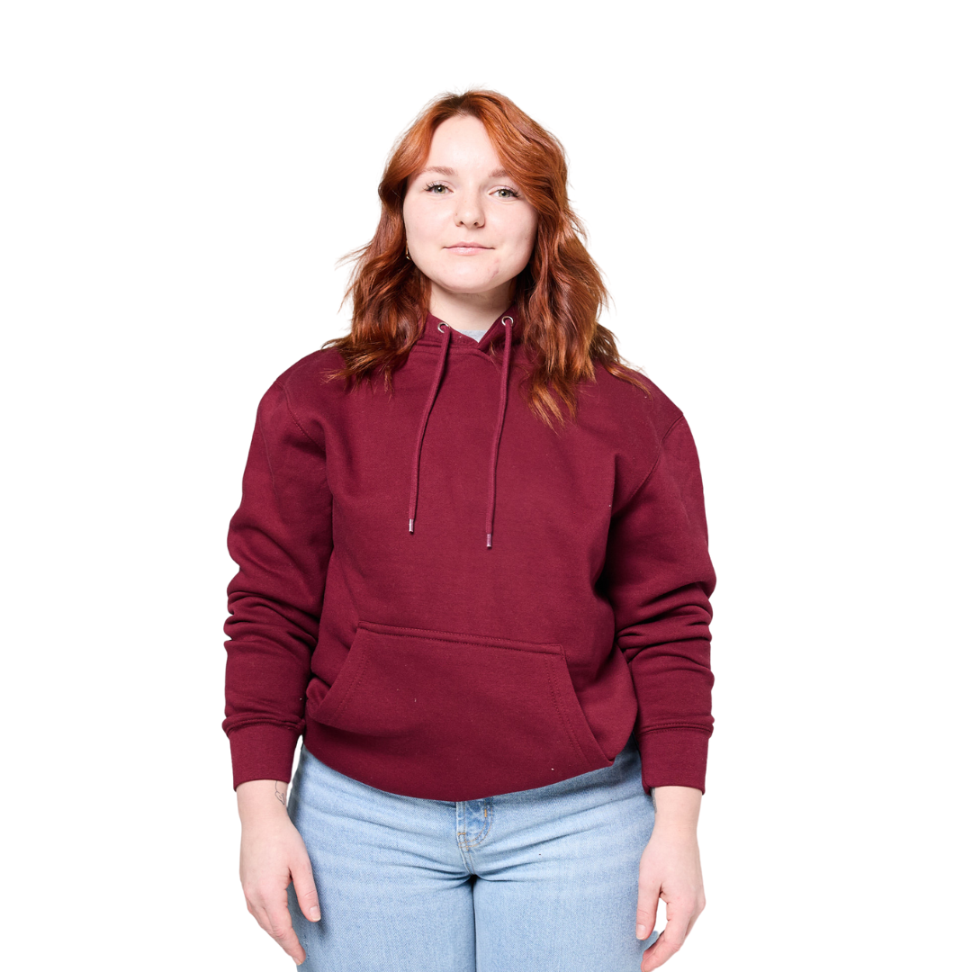 C2001D - Premium Fleece Pullover Hoodie Solid Dark Colors