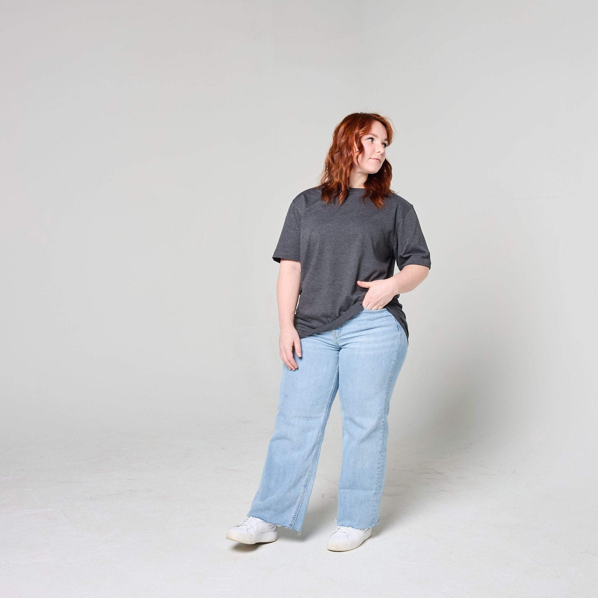 C1001-Unisex Classic Short Sleeve Crewneck Tee