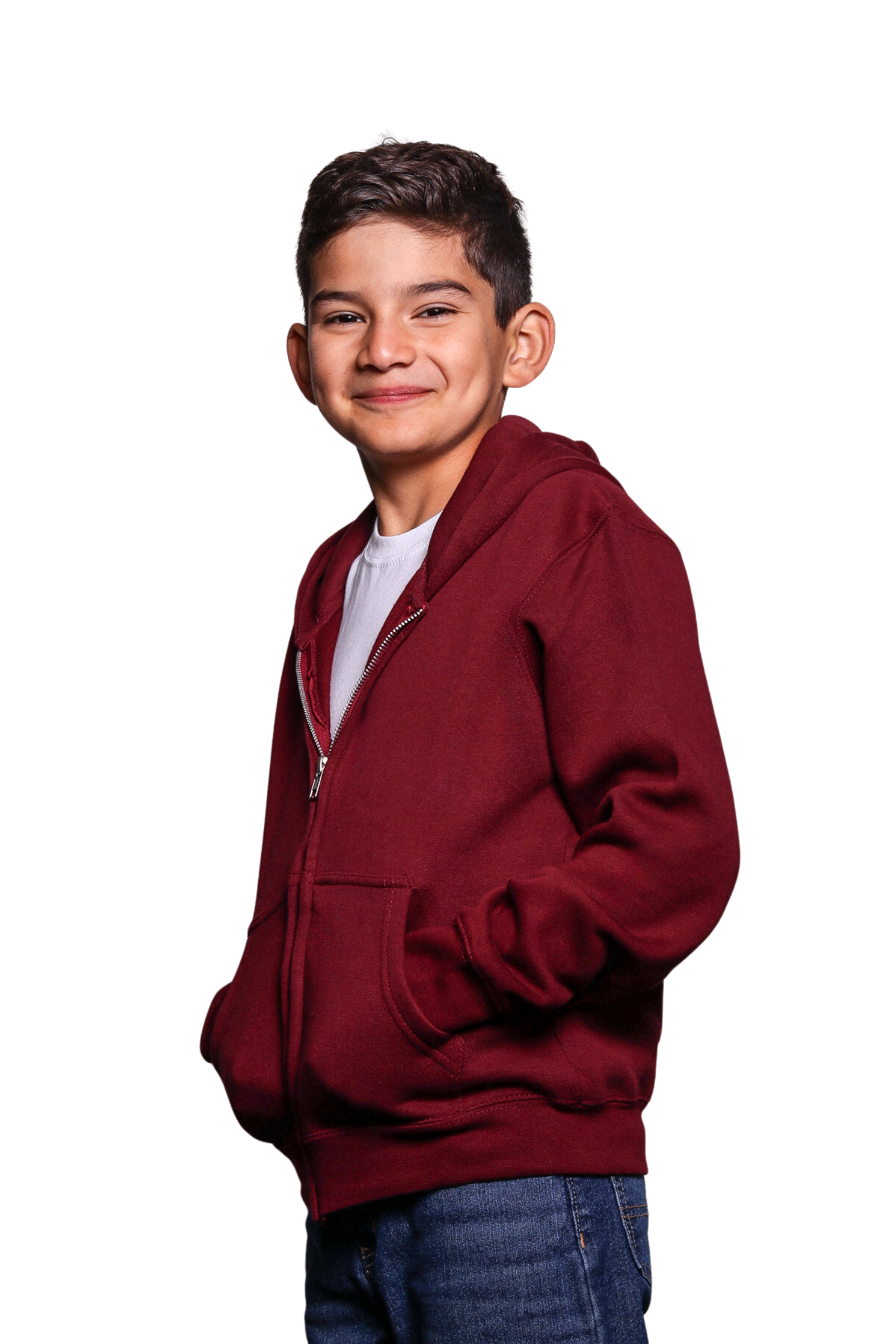 C2002Y - Youth Premium Zipper Fleece Hoody