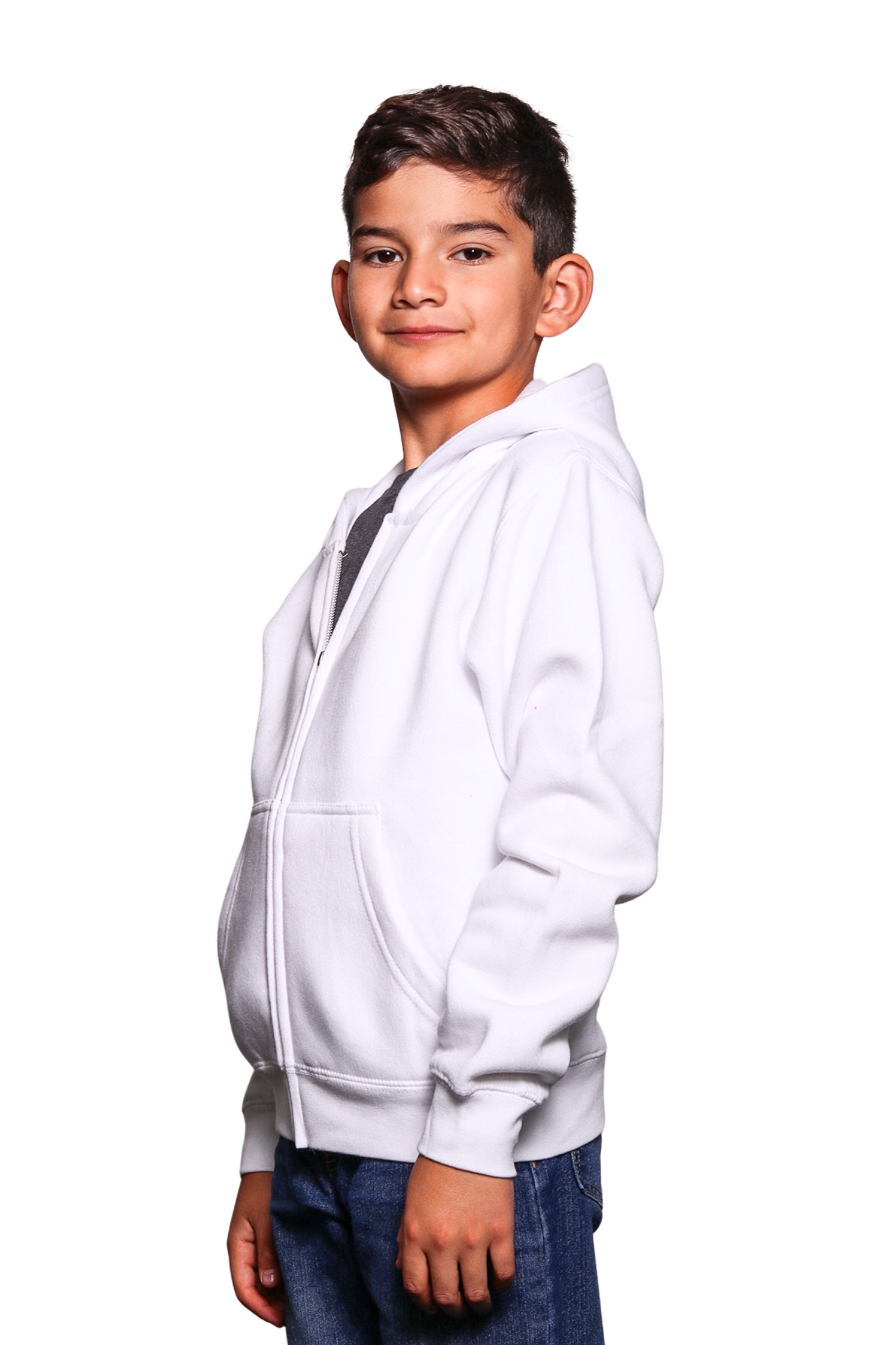 C2002Y - Youth Premium Zipper Fleece Hoody