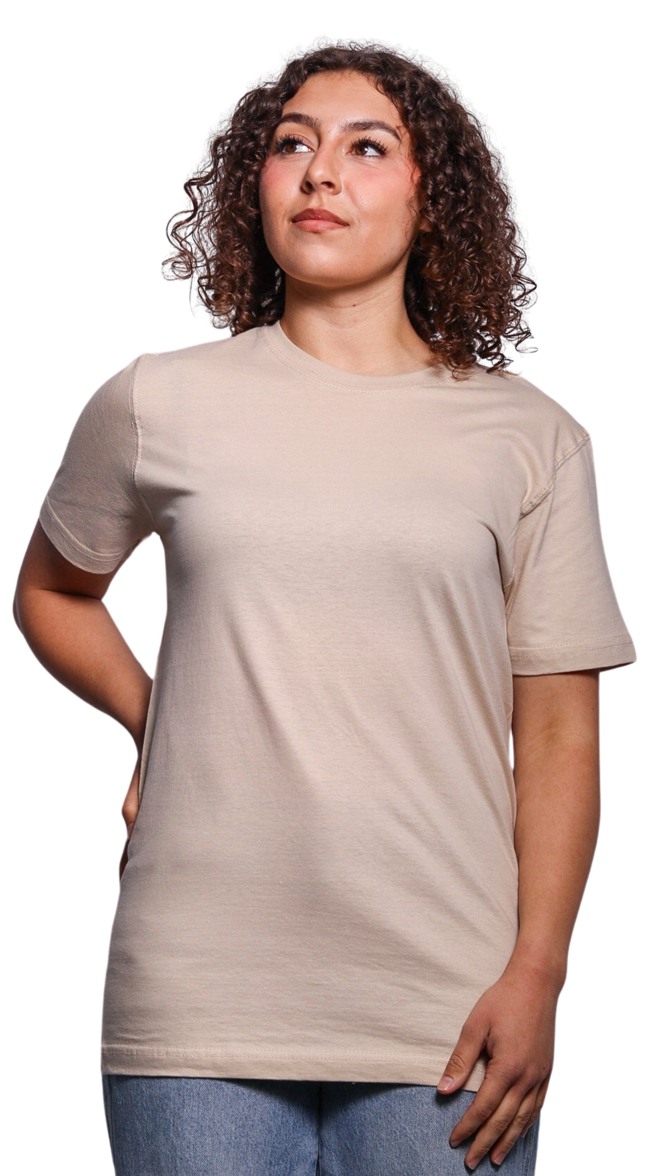 C1002-Unisex Premium Short Sleeve Crewneck Tee