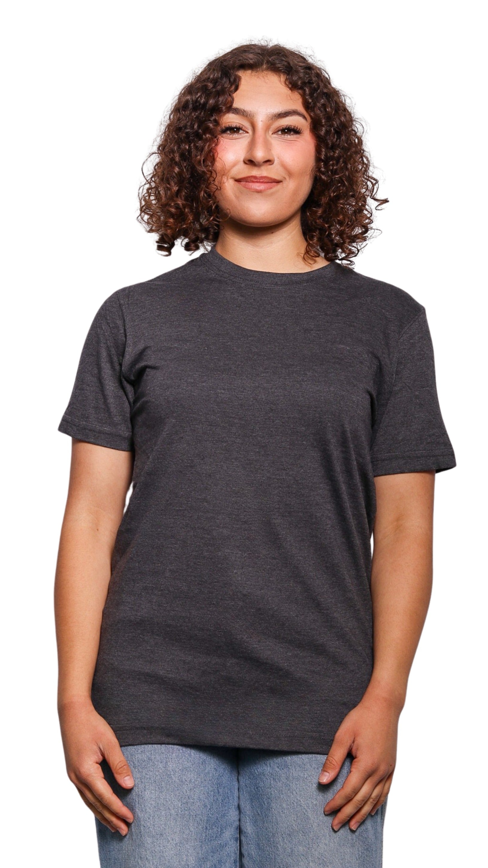 C1002-Unisex Premium Short Sleeve Crewneck Tee