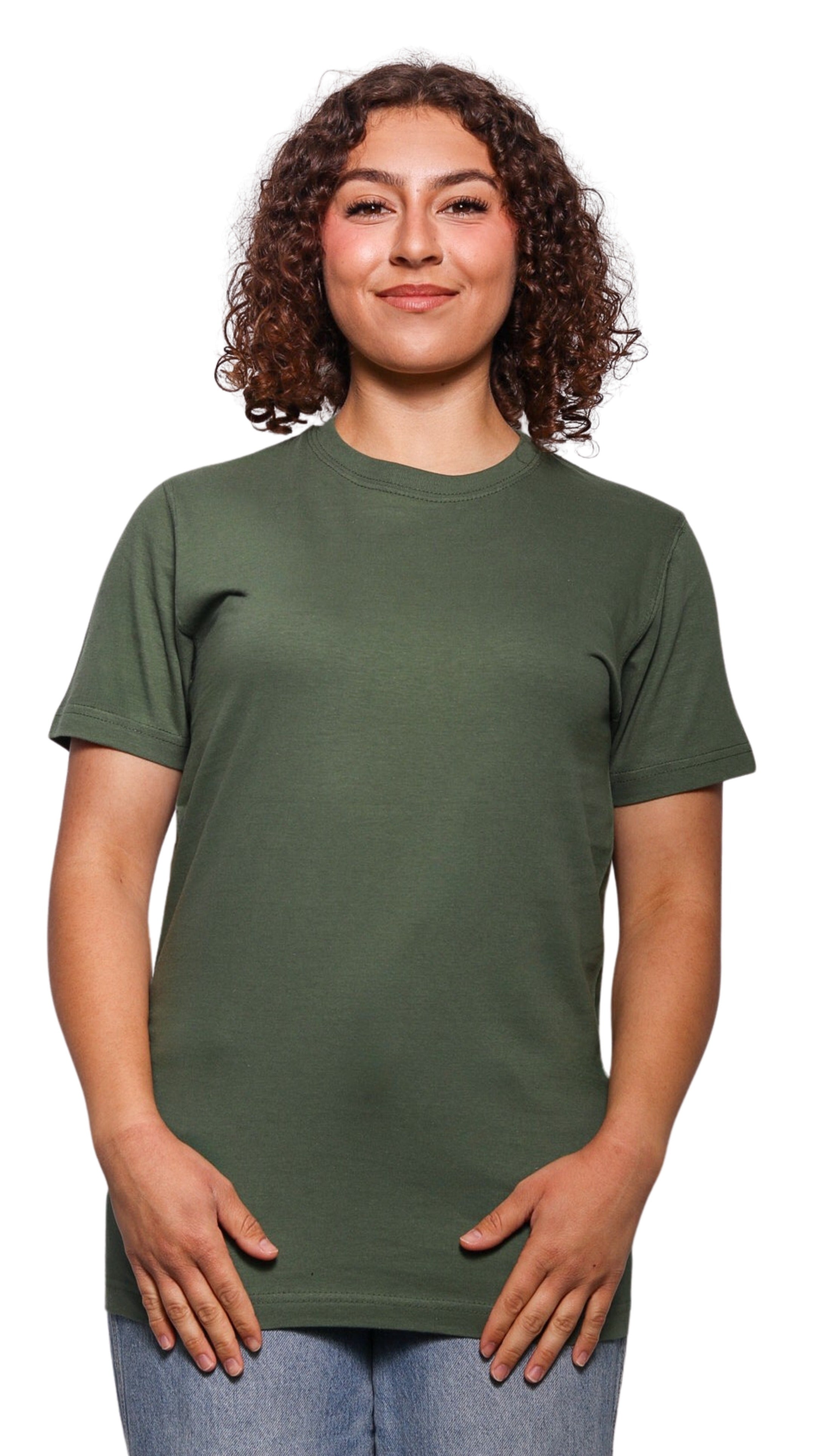 C1002-Unisex Premium Short Sleeve Crewneck Tee