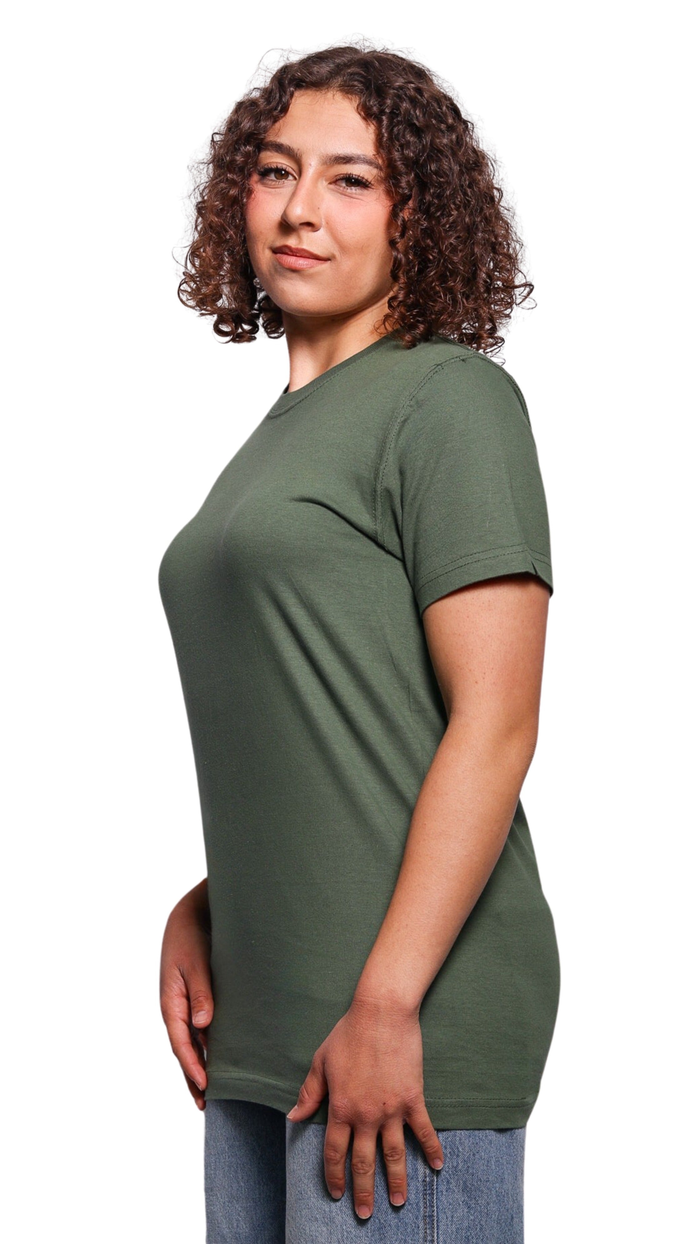 C1002-Unisex Premium Short Sleeve Crewneck Tee