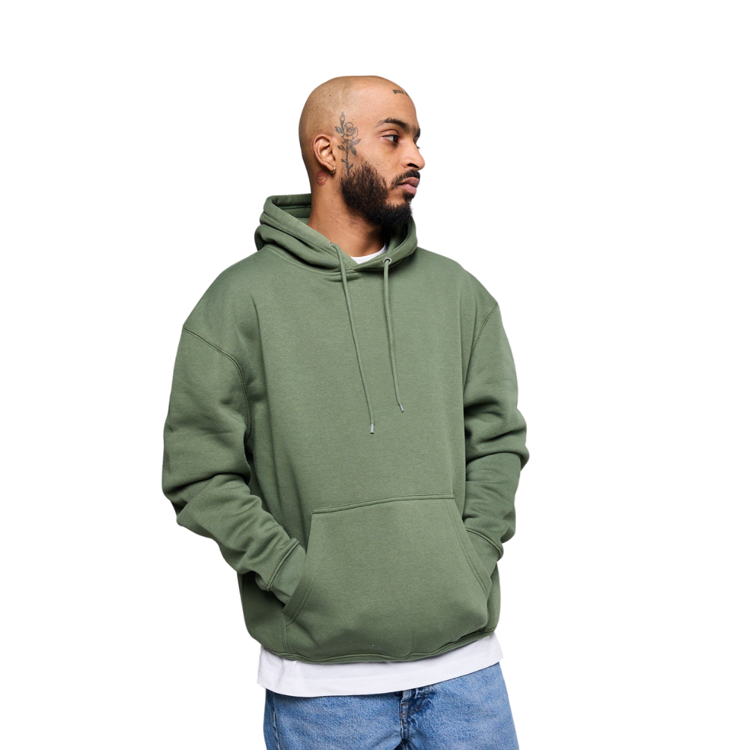 C2001D - Premium Fleece Pullover Hoodie Solid Dark Colors