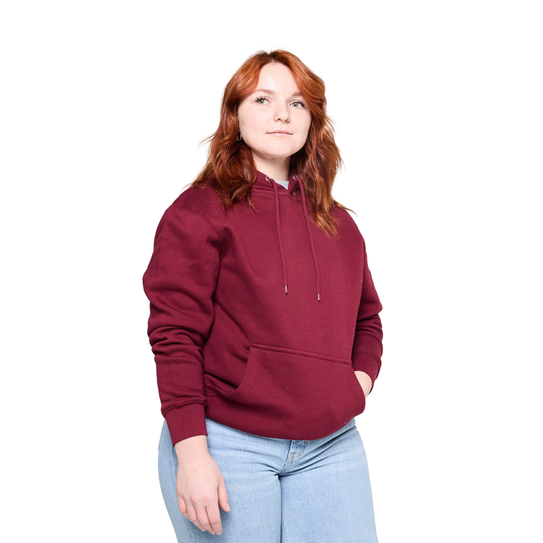 C2001D - Premium Fleece Pullover Hoodie Solid Dark Colors