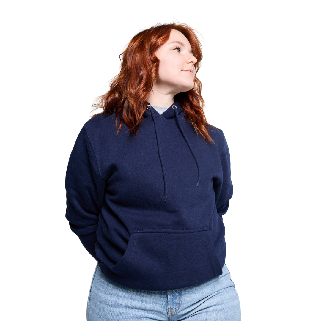 C2001D - Premium Fleece Pullover Hoodie Solid Dark Colors