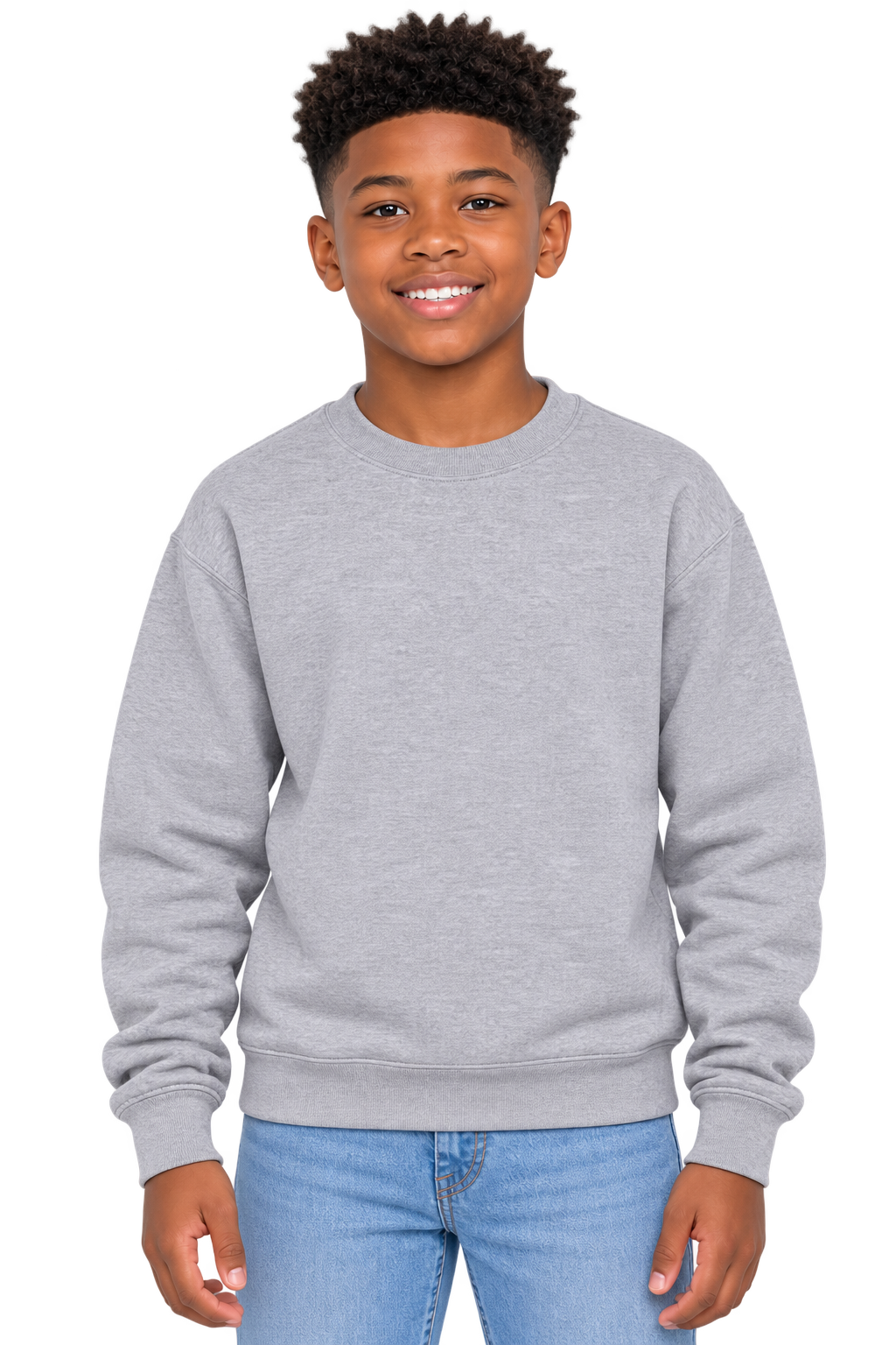 C2003Y - Youth Premium Fleece Crewneck Sweatshirt (8.25 oz / 280 GSM)