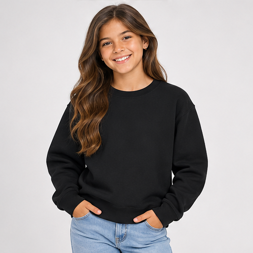 C2003Y - Youth Premium Fleece Crewneck Sweatshirt (8.25 oz / 280 GSM)